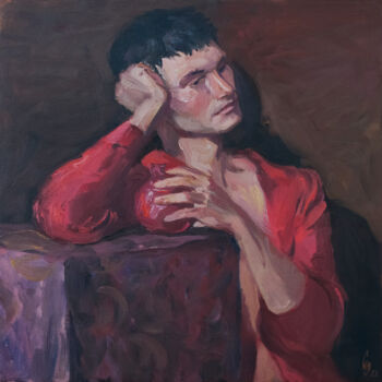 Картина под названием "Portrait of Albert…" - Sergey Sovkov, Подлинное произведение искусства, Масло