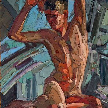 Malerei mit dem Titel "Alex" von Sergey Sovkov, Original-Kunstwerk, Öl