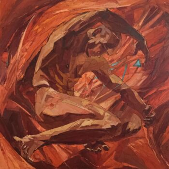 Pittura intitolato "Powerful Movement" da Sergey Sovkov, Opera d'arte originale