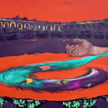 Картина под названием "Verve" - Sergey Lutsenko, Подлинное произведение искусства, Масло Установлен на Деревянная рама для н…