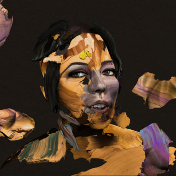 Arts numériques intitulée "Honey Sunshine" par Sergey Lutsenko, Œuvre d'art originale, Modélisation 3D Monté sur Châssis en…