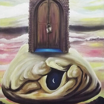 Pintura titulada "La entrada secreta" por Sergio Cabeza, Obra de arte original, Acrílico