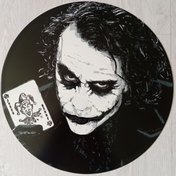 Painting titled "Joker" by Sérgio Clemente, Original Artwork, Spray paint