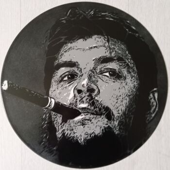 Картина под названием "Che Guevara" - Sérgio Clemente, Подлинное произведение искусства, Акрил