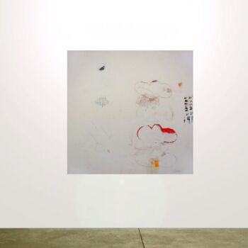 Картина под названием "Paisaje Blanco I" - Sergio Decoster, Подлинное произведение искусства, Масло