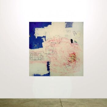 Картина под названием "Nubes (Pared)" - Sergio Decoster, Подлинное произведение искусства, Масло