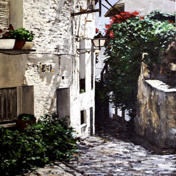 Malerei mit dem Titel "Cadaqués IV" von Sergio Decoster, Original-Kunstwerk, Öl
