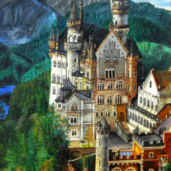 绘画 标题为“Baviera” 由Sergio Lanna (Sir Joe), 原创艺术品, 油 安装在木质担架架上
