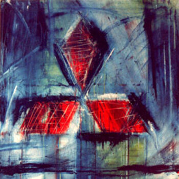 Painting titled "Mitsubishi" by Sérgio Remondes, Original Artwork