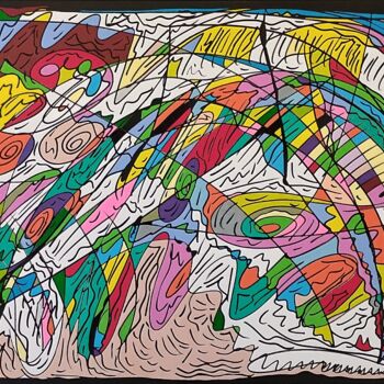 "Movimiento energéti…" başlıklı Tablo Sergio Romero tarafından, Orijinal sanat, Akrilik Ahşap Sedye çerçevesi üzerine monte…