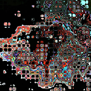 Digitale Kunst getiteld "Mouvance7" door Sergio, Origineel Kunstwerk, Digitaal Schilderwerk