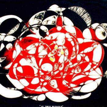 Pintura intitulada "1974 D" por Sergio Mura Rossi, Obras de arte originais