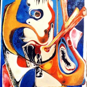 Pintura intitulada "1977 C" por Sergio Mura Rossi, Obras de arte originais, Óleo