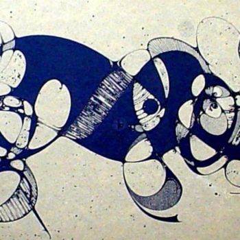 Malerei mit dem Titel "Armonia Dinamica" von Sergio Mura Rossi, Original-Kunstwerk, Öl