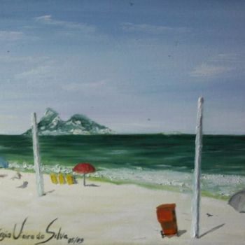 Painting titled "Praia da Barra da T…" by Sérgio Vieira Da Silva - Sévis, Original Artwork