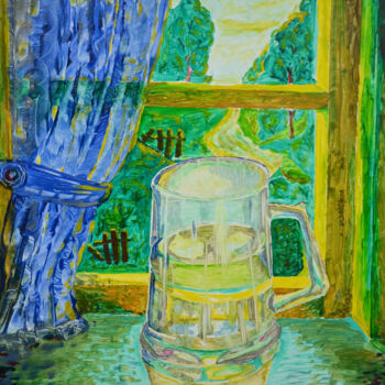 Malerei mit dem Titel "Кухоль сонця, ( mug…" von Sergiy Totuha (Totuha), Original-Kunstwerk, Öl
