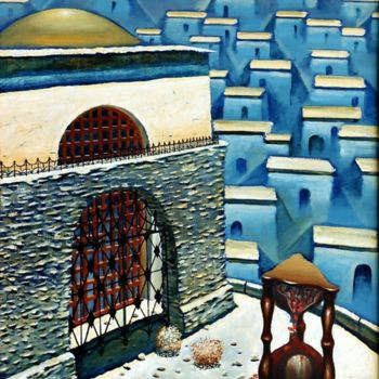 Peinture intitulée "Eurasian-time" par Serg  Roy, Œuvre d'art originale, Huile