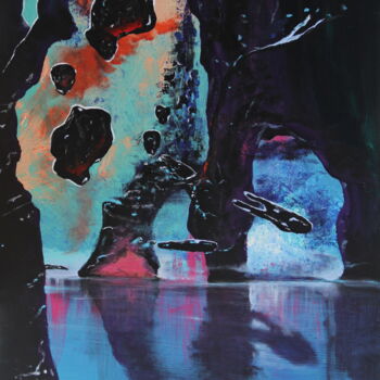 Malarstwo zatytułowany „Dream # 29” autorstwa Serguei Borodouline, Oryginalna praca, Akryl