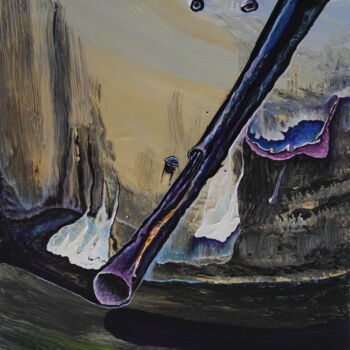 Pittura intitolato "Pendulum" da Serguei Borodouline, Opera d'arte originale, Acrilico
