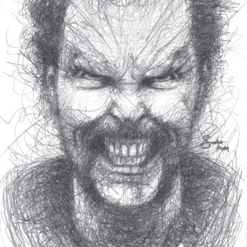 Drawing titled "james hetfield 1" by Serhat Avci, Original Artwork, Charcoal