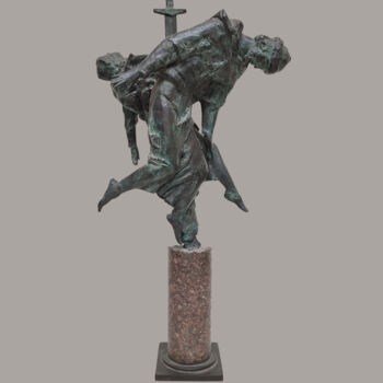 Скульптура под названием "Prince Boris and Pr…" - Serhii Brylov, Подлинное произведение искусства, Бронза