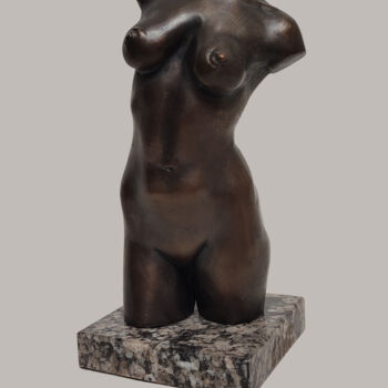 Скульптура под названием "Female torso" - Serhii Brylov, Подлинное произведение искусства, Камень