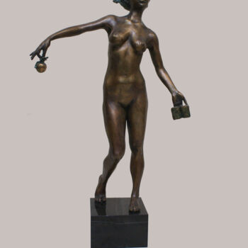 Sculpture intitulée "Read and taste." par Serhii Brylov, Œuvre d'art originale, Bronze