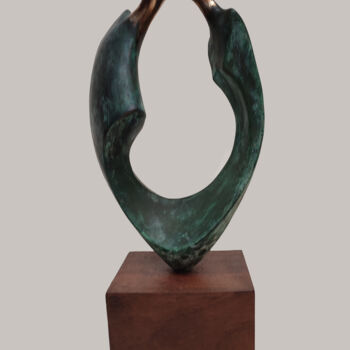 Sculpture intitulée "Kiss." par Serhii Brylov, Œuvre d'art originale, Bronze