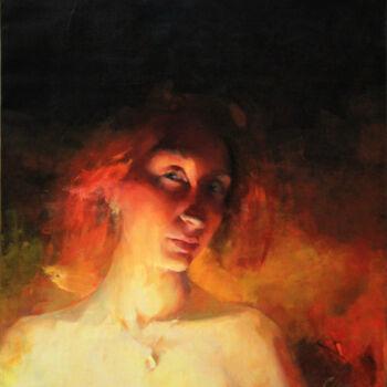 Картина под названием "Shine" - Serhii Cherniakovskyi, Подлинное произведение искусства, Масло Установлен на Деревянная рама…