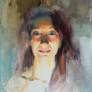 Ζωγραφική με τίτλο "Morning Tenderness" από Serhii Cherniakovskyi, Αυθεντικά έργα τέχνης, Λάδι Τοποθετήθηκε στο Ξύλινο φορεί…