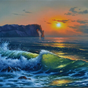 绘画 标题为“Oil painting-''View…” 由Serhii Stoev, 原创艺术品, 油
