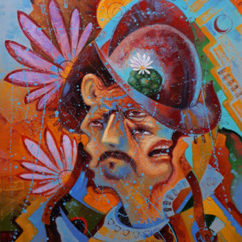 "Conquistador and Pe…" başlıklı Tablo Serhii Voichenko tarafından, Orijinal sanat, Petrol