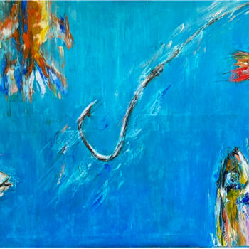 Peinture intitulée "Uncertainty" par Serhii Zarichniuk, Œuvre d'art originale, Huile