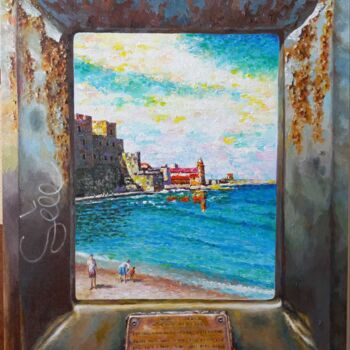 Painting titled "La vista de Colliou…" by Serhii Zavarzin, Original Artwork, Acrylic