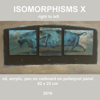 Schilderij getiteld "ISOMORPHISMS X" door Sergii Shkoliar, Origineel Kunstwerk, Acryl Gemonteerd op Andere stijve panelen