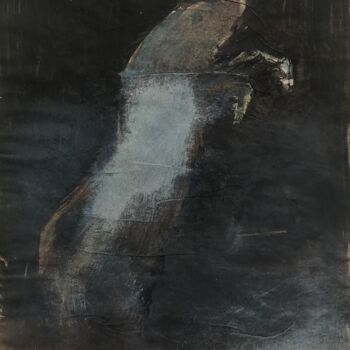 Pintura intitulada "jumping bull" por Sergii Shkoliar, Obras de arte originais, Acrílico