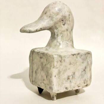 Sculpture intitulée ""Geometry of birds.…" par Marina Shavyrina-Shkoliar, Œuvre d'art originale, Pâte polymère
