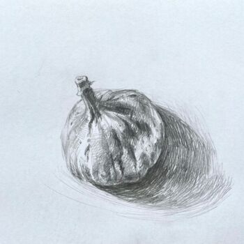 Dessin intitulée "The Fig" par Marina Shavyrina-Shkoliar, Œuvre d'art originale, Crayon