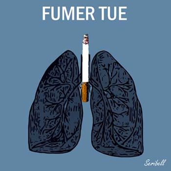数字艺术 标题为“FUMER TUE” 由Seribell, 原创艺术品, 照片蒙太奇