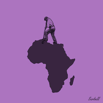 数字艺术 标题为“Madame l'Afrique” 由Seribell, 原创艺术品
