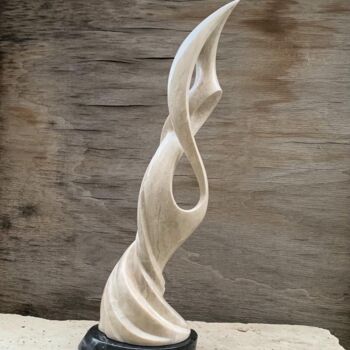 Sculpture titled "Abstract swift scul…" by Serjio Elicolani, Original Artwork, Stone