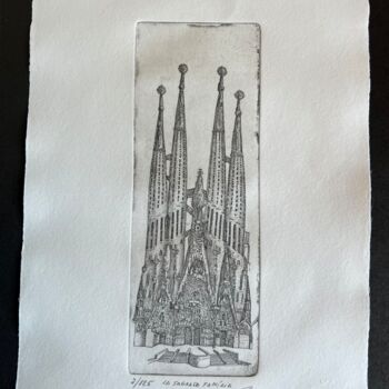 Εκτυπώσεις & Χαρακτικά με τίτλο "LA SAGRADA FAMÍLIA…" από Ramón Serra, Αυθεντικά έργα τέχνης, Etching