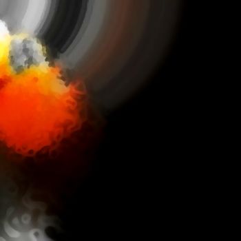 Photographie intitulée "Big Bang Passiflora" par Stephan Serris, Œuvre d'art originale, Photographie manipulée
