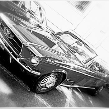 Fotografia intitulada "Ford Mustang Color…" por Stephan Serris, Obras de arte originais, Fotografia Manipulada
