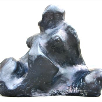 Sculpture titled "Antinéa (nu)" by Servin, Original Artwork, Bronze