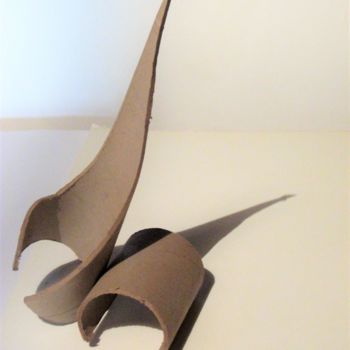 Sculpture intitulée "Sculpture abstraite…" par Servin, Œuvre d'art originale, Carton