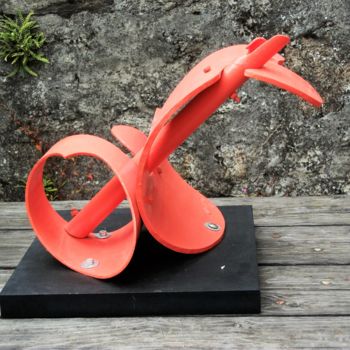 Скульптура под названием "Sculpture abstraite…" - Servin, Подлинное произведение искусства, Пластмасса