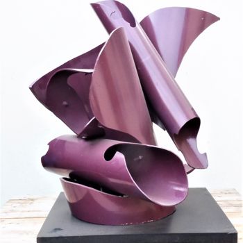 Sculpture titled "Sculpture abstraite…" by Servin, Original Artwork, Plastic