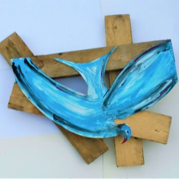 "oiseau charpenté 5" başlıklı Tablo Servin tarafından, Orijinal sanat, Plastik