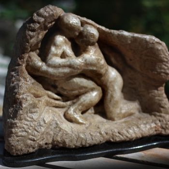 Sculpture titled "kiss granit-marble,…" by Seryoja Stefanov, Original Artwork